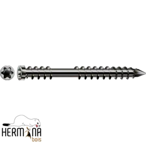 Vis Spax D terrasse bois inox A2 5 x 50 mm